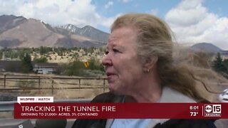 Tunnel Fire remains at 3% containment, winds still of high concern