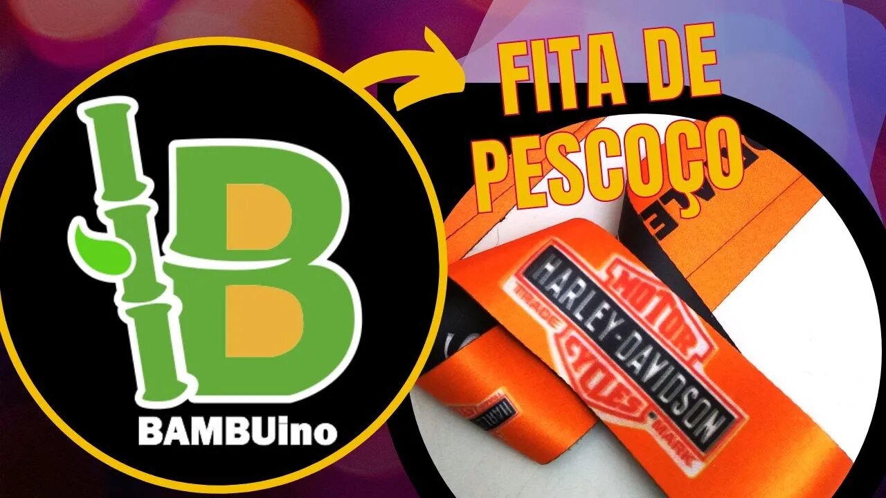 Fita de Pescoço Personalizada - Amigos das Estradas - por bambuino.com.br