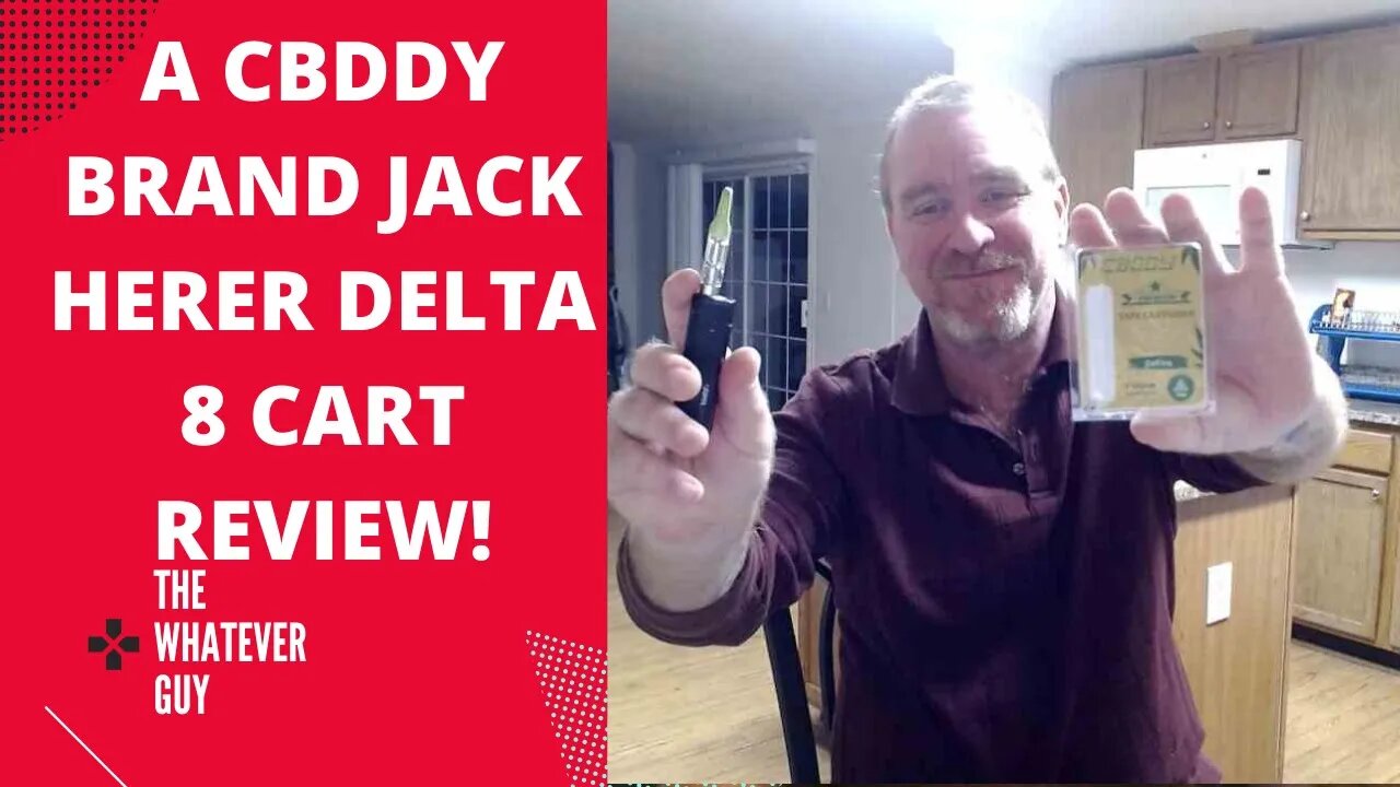 A CBDDY Brand Jack Herer Delta 8 Cart Review!