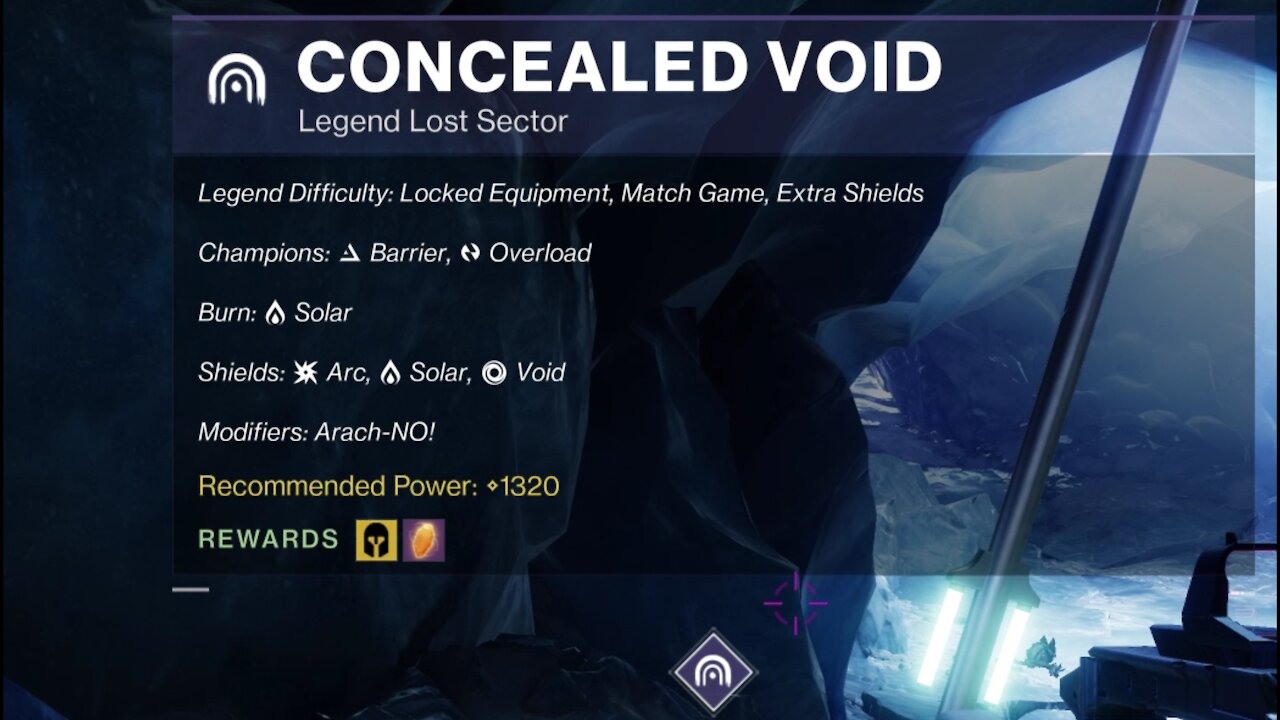 Destiny 2 Legend Lost Sector: Europa - Concealed Void 9-1-21