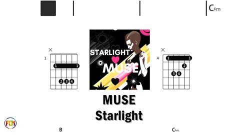 Muse - Starlight - (Chords & Lyrics like a Karaoke)