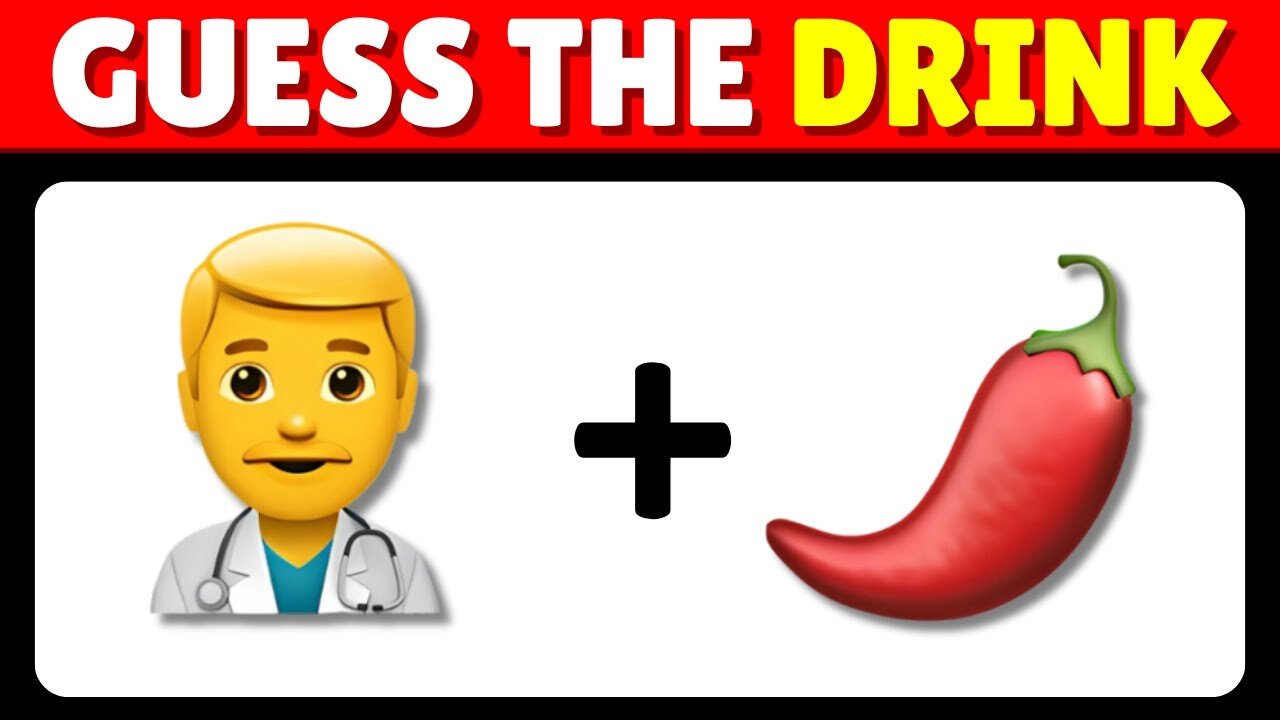 Can You Guess The DRINK By Emoji