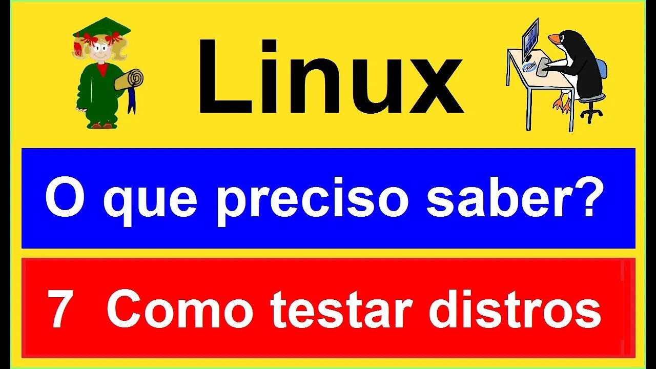 7- COMO TESTAR UM LINUX? Melhor meio para testar o Linux: unidade virtual, DVD, pendrive ou instalar