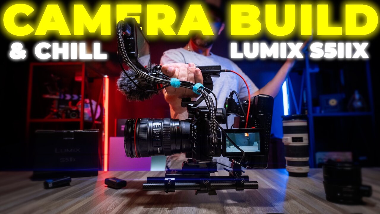 Lumix S5iiX Camera Build | Panasonic #lumixs5iix + Canon EF Lenses @SmallRigGlobal Cage Kit