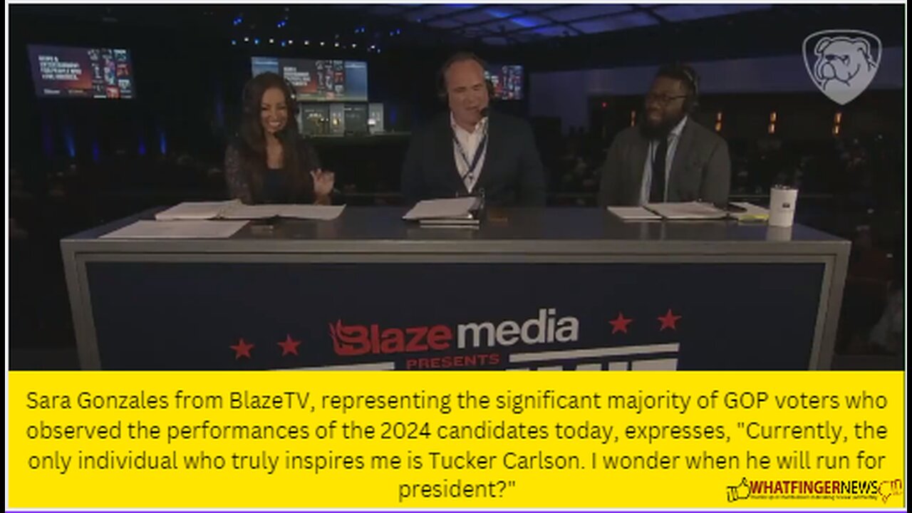 Sara Gonzales from BlazeTV, representing the significant majority of GOP voters
