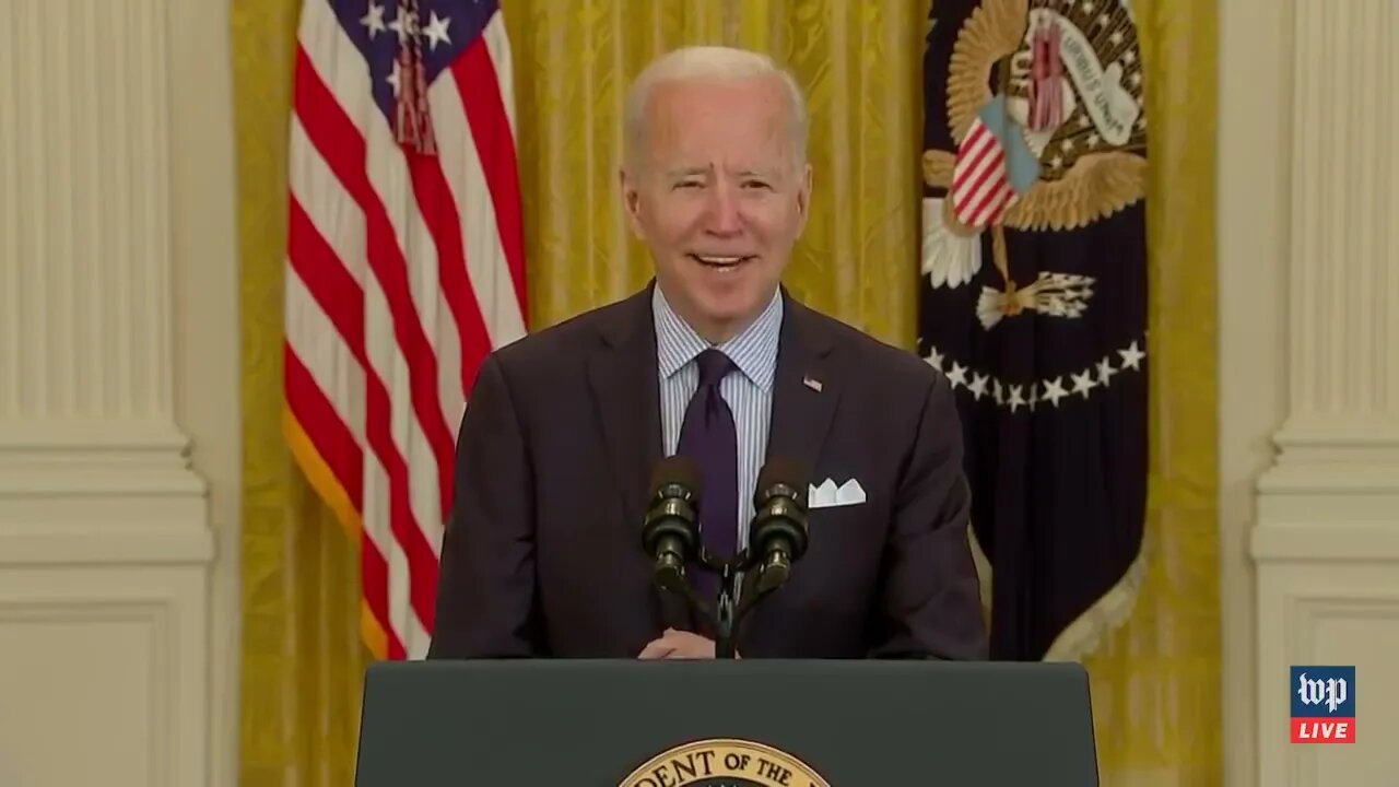 Joe Biden Laughs As April Jobs Report Shows Increased Unemployment Rate