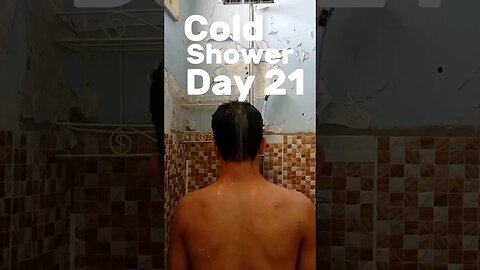 Cold Shower Day 21✌️ #coldshower #workout #fypシ