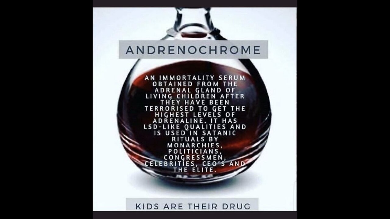 Adrenochrome: What it is and how it effects the user.