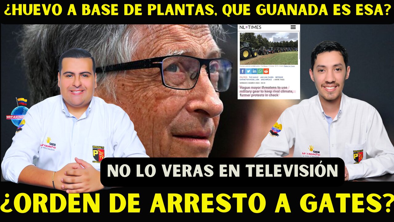 ¿ORDEN DE ARRESTO A GATES?, ¿HUEVO DE PLANTAS?, ¿LAKE A VICE VICE?.