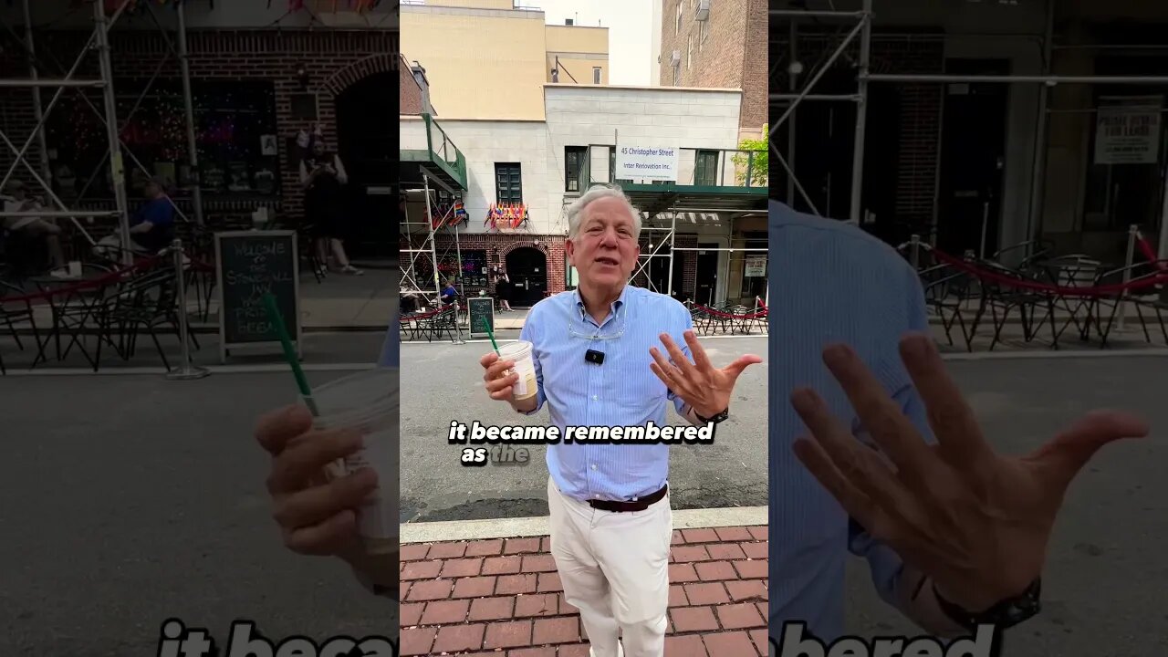 Why is the Stonewall Inn a National Monument? (with @Oscarwildetoursgaytravel)