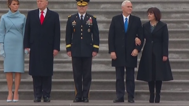 First Family makes way to White House in Inaugural Parade