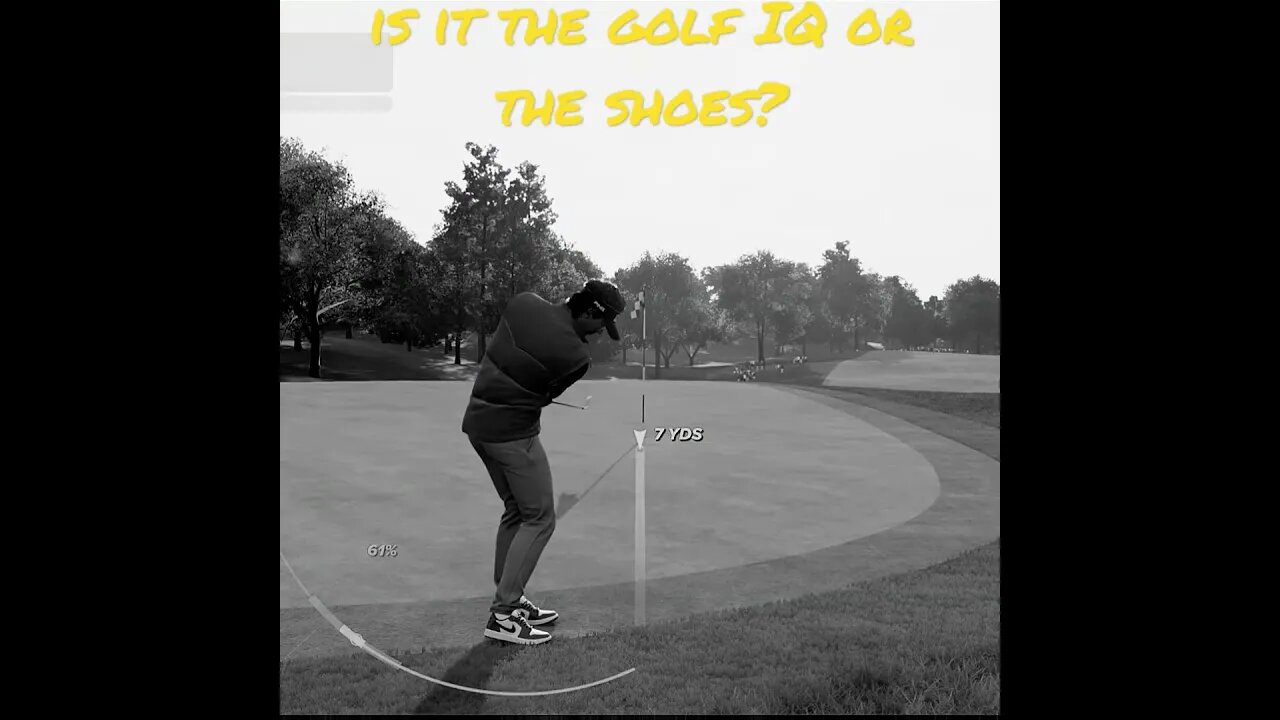 Is it the golf IQ or the shoes?