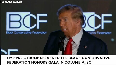 Trump addresses Black voters hours ahead of SC GOP primary