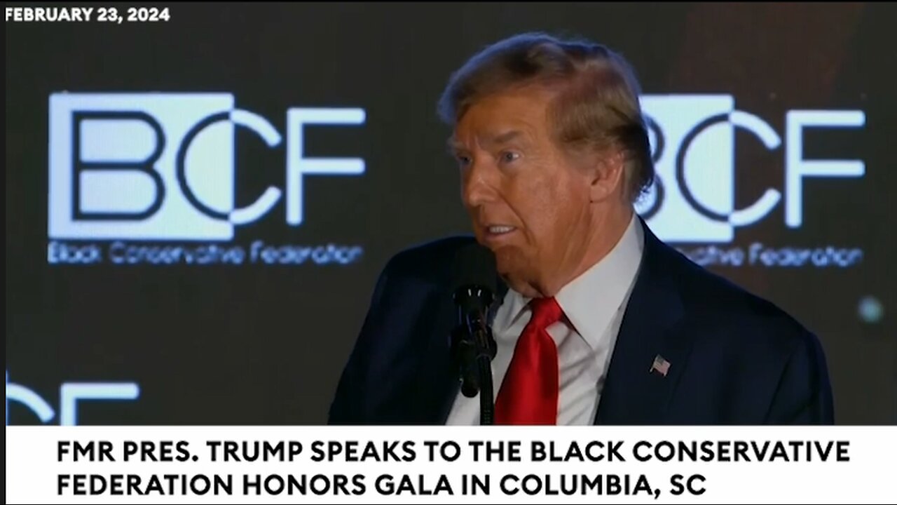 Trump addresses Black voters hours ahead of SC GOP primary