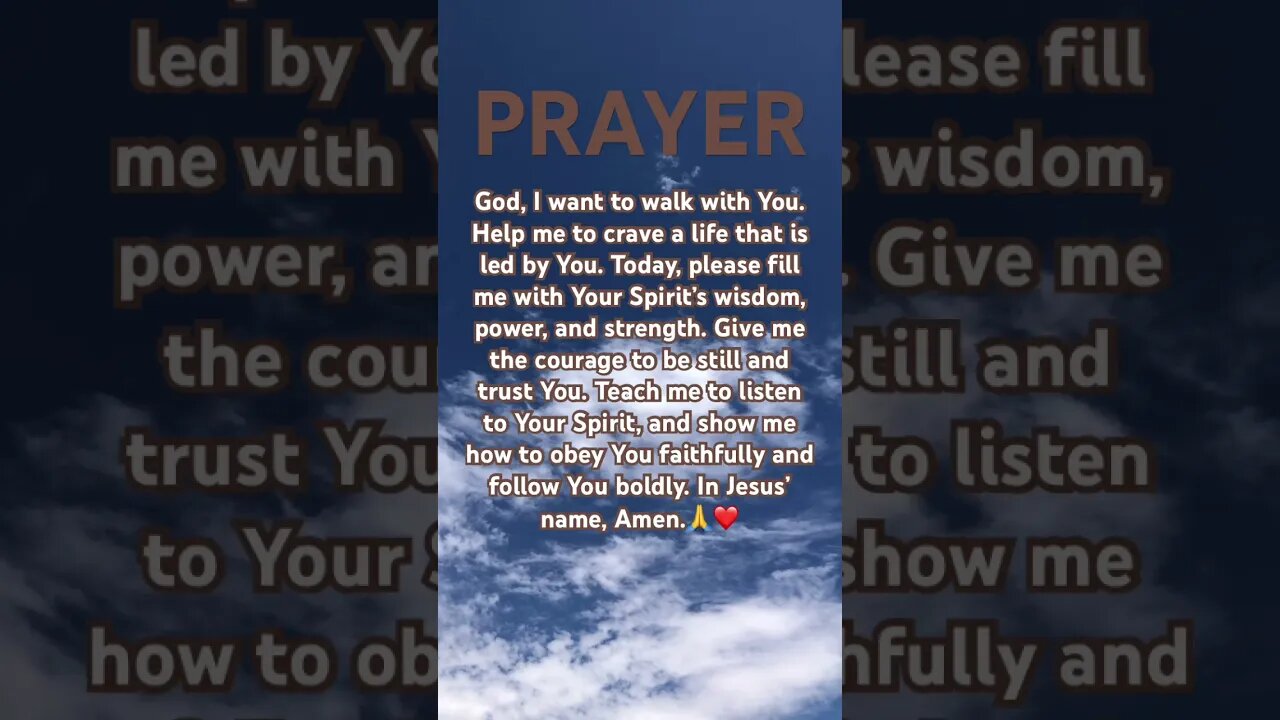 Follow Jesus🙏❤️ A Prayer for Guidance #faith #god #jesus #repentance #believe #prayer