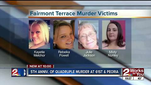 5th anniversary of south Tulsa quadruple murder