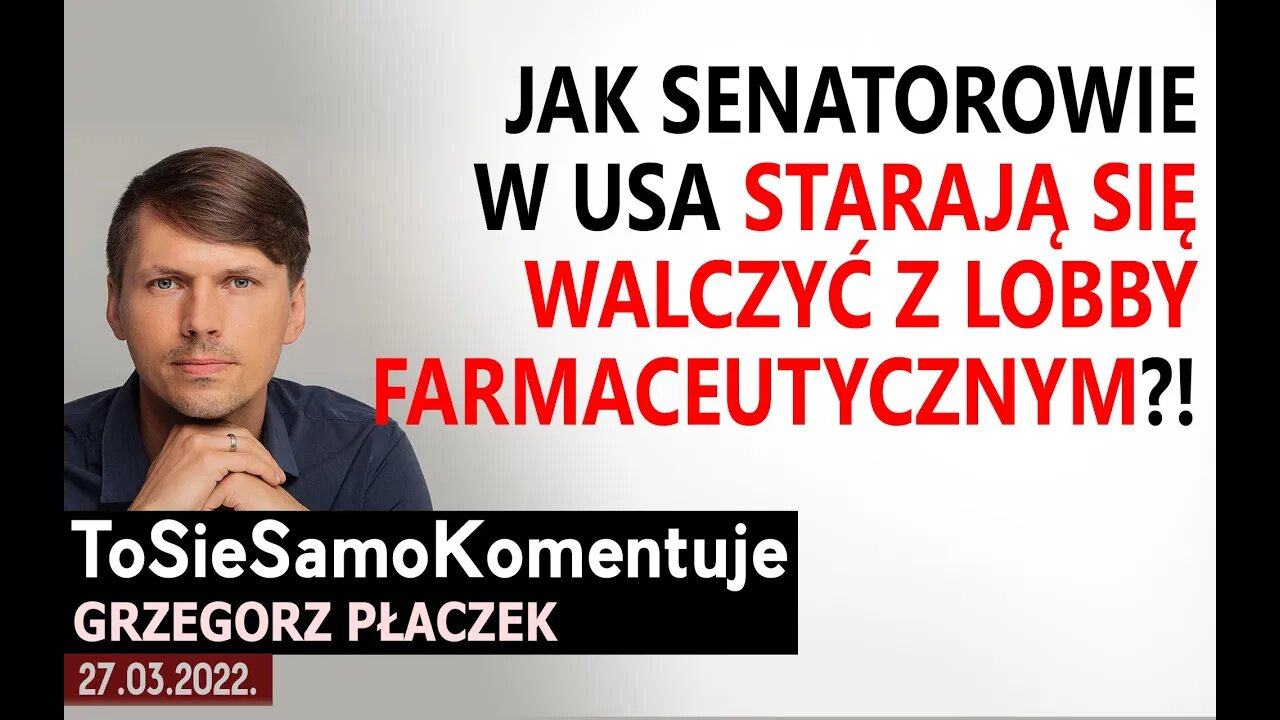 Jak senatorowie w USA starają się walczyć z lobby farmaceutycznym? ❌ Walka trwa.