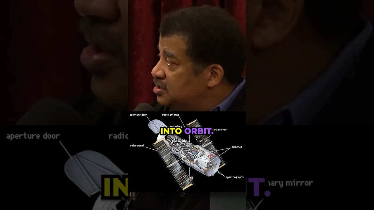 How to LAUNCH a telescope into orbit? 🚀🔭 #neildegrassetyson #joerogan