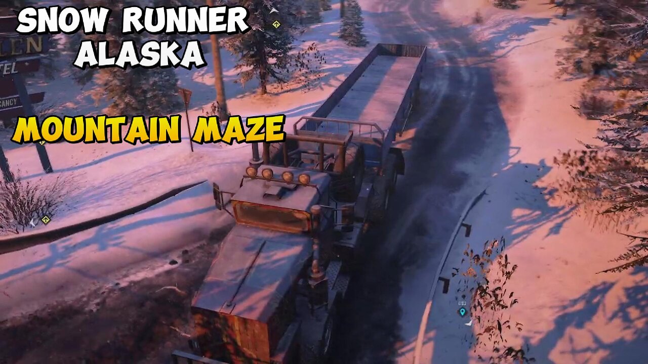 Snow Runner Mountain Maze