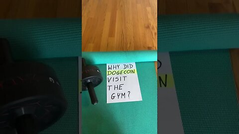 DOGECOIN AT THE GYM! #shorts