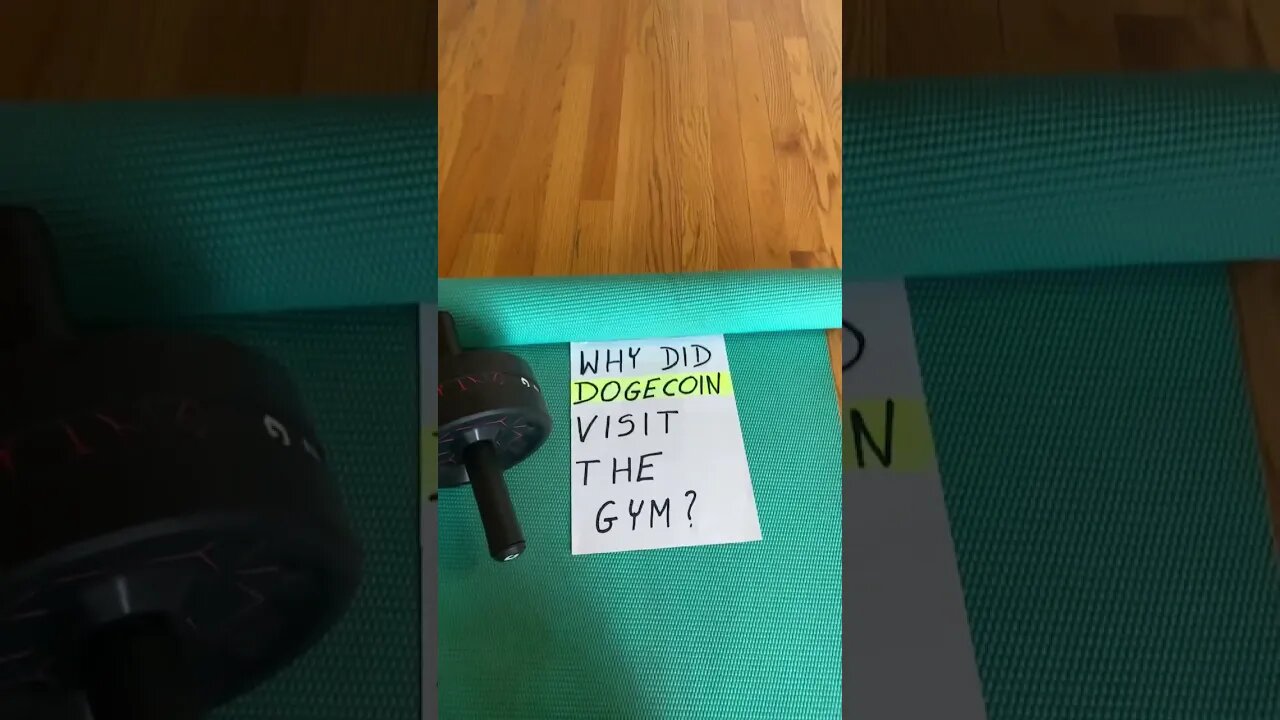 DOGECOIN AT THE GYM! #shorts