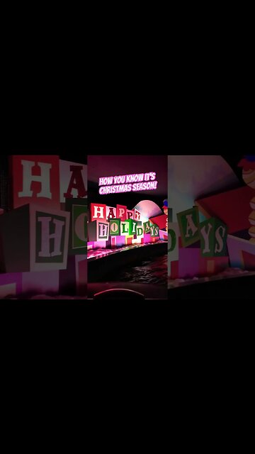 Small World Holiday is my favorite overlay! #disneyland #smallworldholiday #christmas #jinglebells