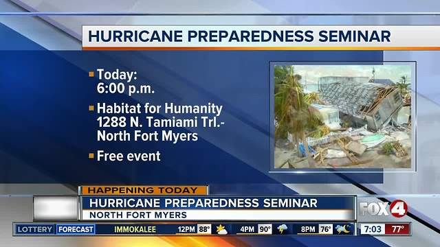 Hurricane Preparedness seminar