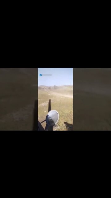 Footage of the landing on Zmeiny Island