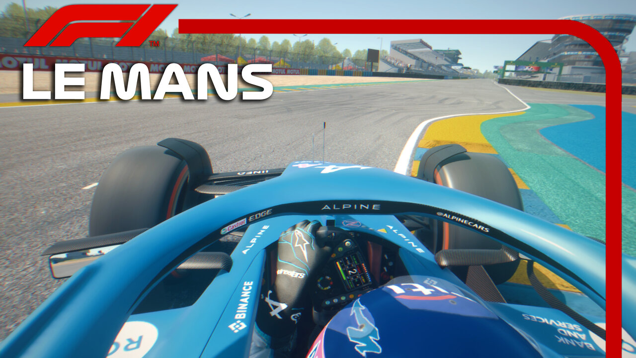 F1 2022 Le Mans | Fernando Alonso Onboard - Alpine A522 | Assetto Corsa