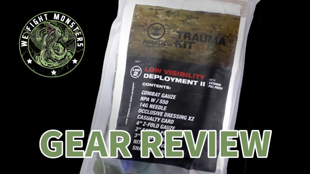 Phokus Research Low Vis Trauma Kit reviewed by former Navy SEAL Garrick