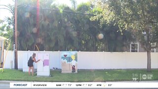 Utility boxes in Tampa neighborhood show messages of hope