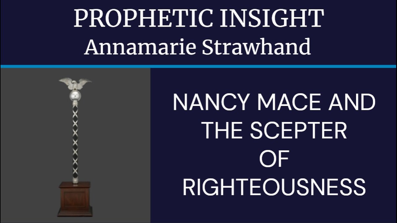 Prophetic Insight: Nancy Mace and The Scepter of Righteousness