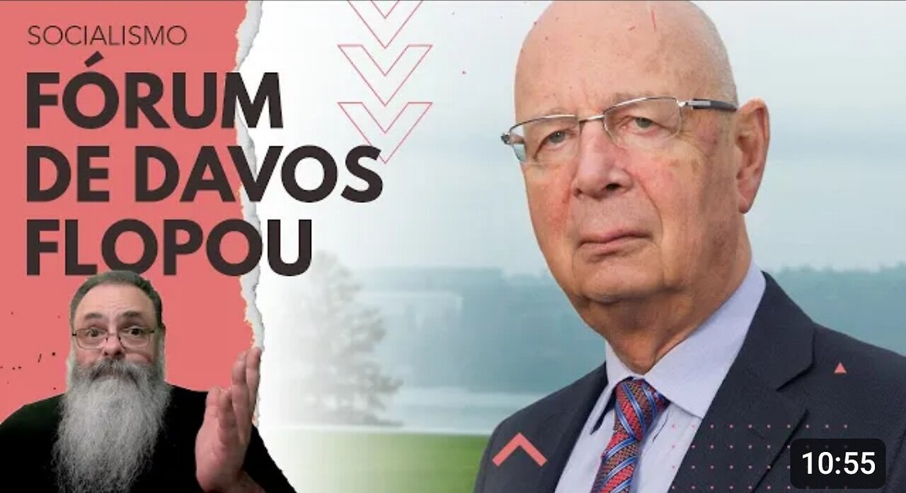 MILEI e outros LÍDERES vão a DAVOS, mas o EVENTO FLOPOU: NINGUÉM quer TIRAR foto com KLAUS SCHWAB