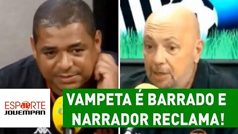 Vampeta é BARRADO em jogo do Corinthians, e narrador reclama!