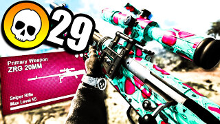 29 Kill solo Win in Warzone with nerfed sniper