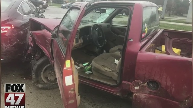 Driver smashes into multiple cars, blames devil