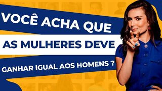Você Acha Que As Mulheres Tem Ganhar Igual Aos Homens? Nathalia Arcuri Responde | Me Poupe