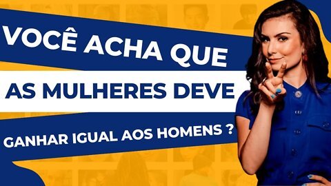 Você Acha Que As Mulheres Tem Ganhar Igual Aos Homens? Nathalia Arcuri Responde | Me Poupe
