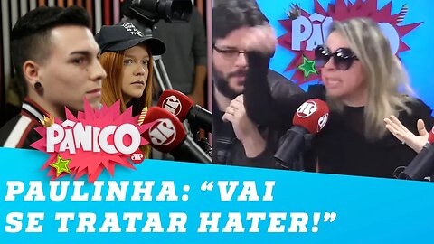 Paulinha PERDE A LINHA na discussão sobre HATERS