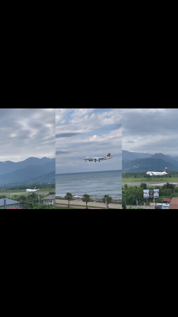 The landing shot of this plane always encourages you to decide to fly these planes