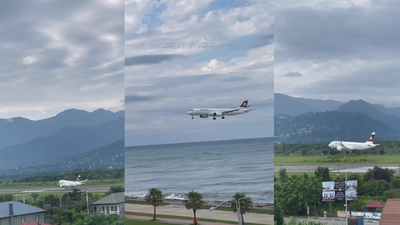 The landing shot of this plane always encourages you to decide to fly these planes