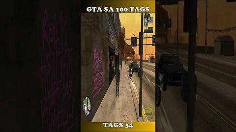 GTA SAN ANDREAS 100 TAGS TAG 34 #shorts #gta #semedissaum