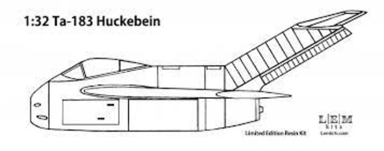 Episode Ten LEM 1/32 Fock Wulf Ta-183 in resin