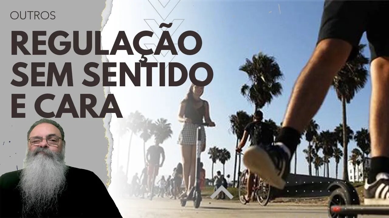 REGULAMENTAÇÃO de PATINETES e BICICLETAS cria PLACA para MOBILETE e mais um MONTE de LIXO INÚTIL 108