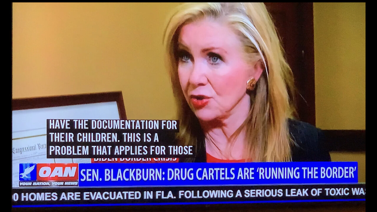 TSVN10 4.6.2021 SENATOR BLACKBURN DRUG CARTELS ARE RUNNING THE BORDER