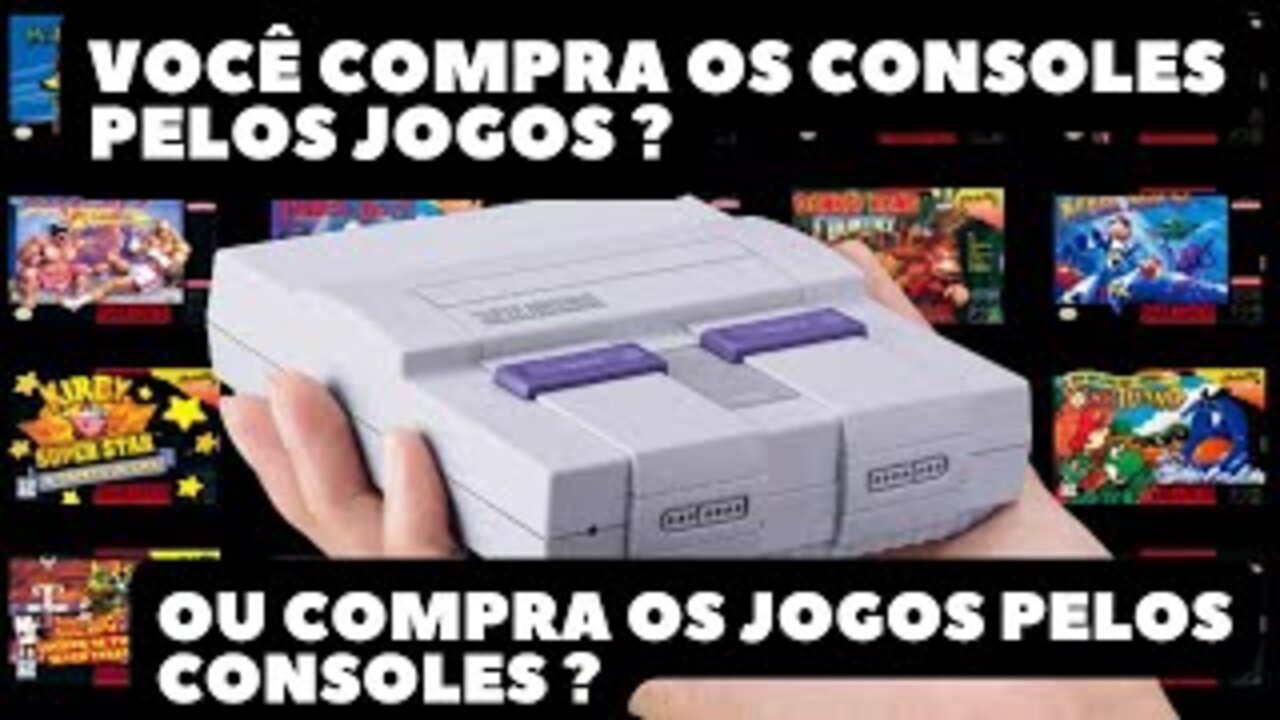 O QUE É MAIS IMPORTANTE, OS JOGOS OU OS CONSOLES ?