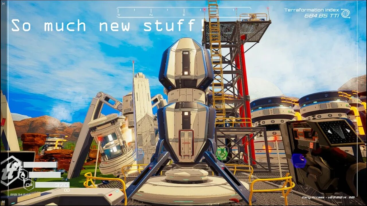 Huge planet crafter update! New location, new lore, new machines, new unlocks!