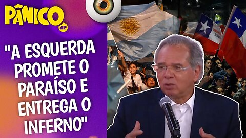CRISE ECONÔMICA DOS PAÍSES VIZINHOS SE DEVE À INGENUIDADE COM POLÍTICAS DA CAROCHINHA? Guedes opina