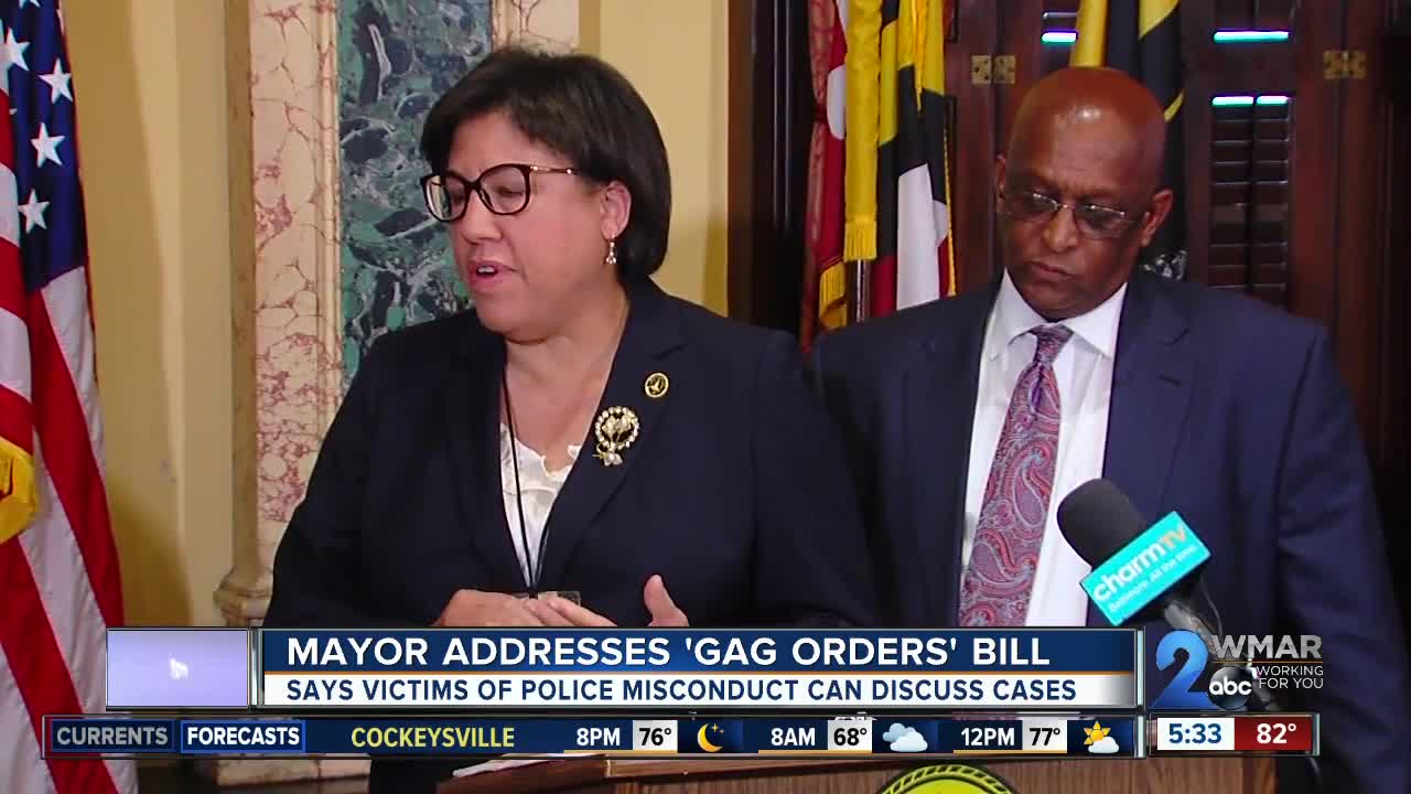 Mayor addresses 'gag orders' bill