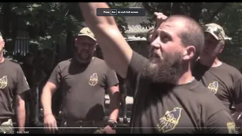 Azov Battalion: Pagan Occult Rituals, Symbols & Salutes - Ukraine War Combat Footage 2023 Today